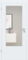 Preview: Zimmertür Türblatt CPL Weißlack 9003 mit DIN Lichtausschnitt
